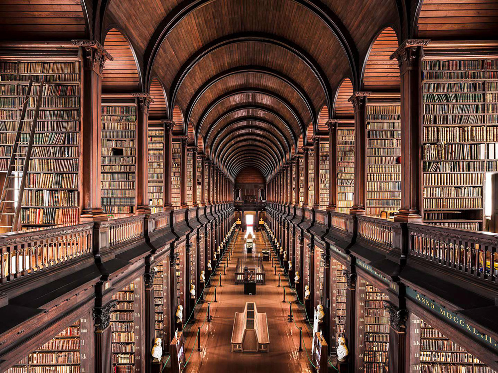 The library at Trinity College, Dublin