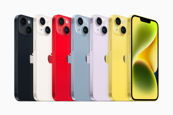 Apple adds yellow to the iPhone 14 and 14 Plus