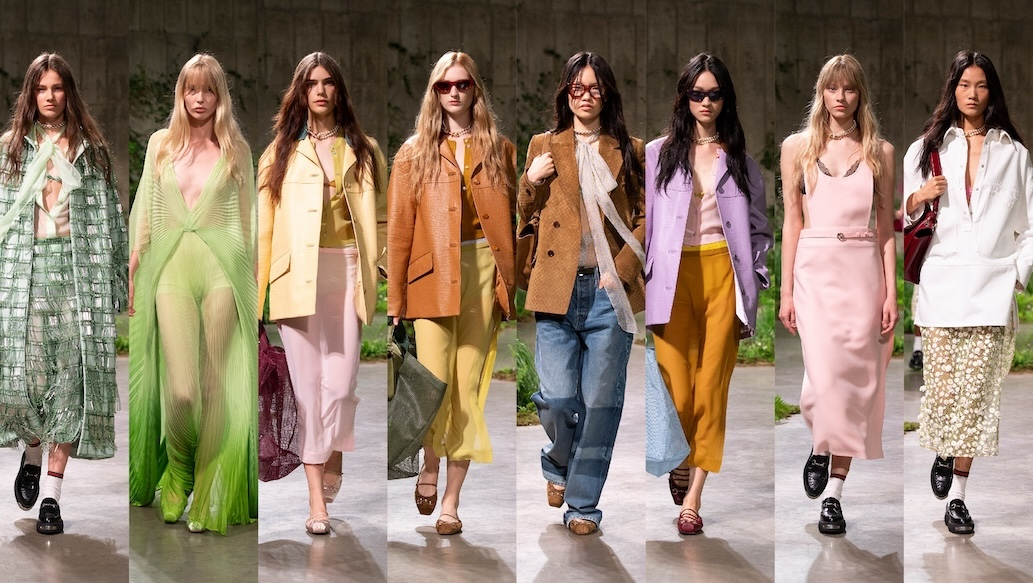 The Gucci Cruise 2025 collection exudes a romantic vibe inspired by the essence of London