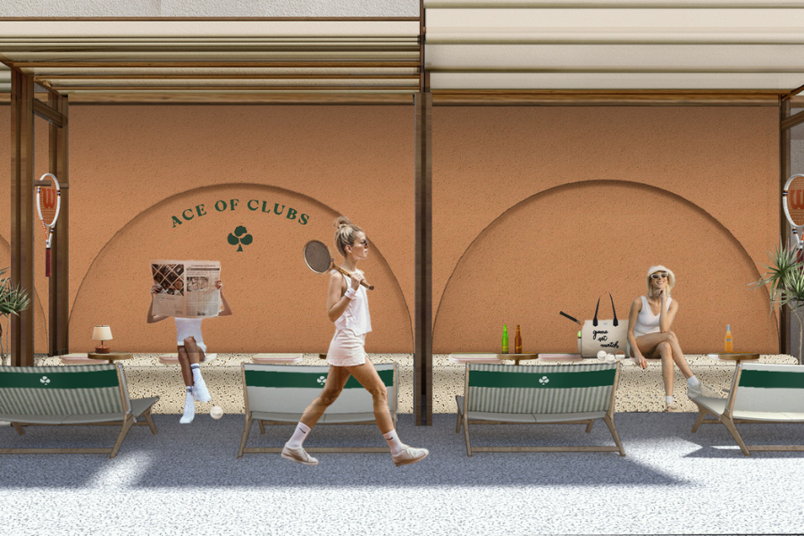 Ace of Clubs สนามเทนนิส