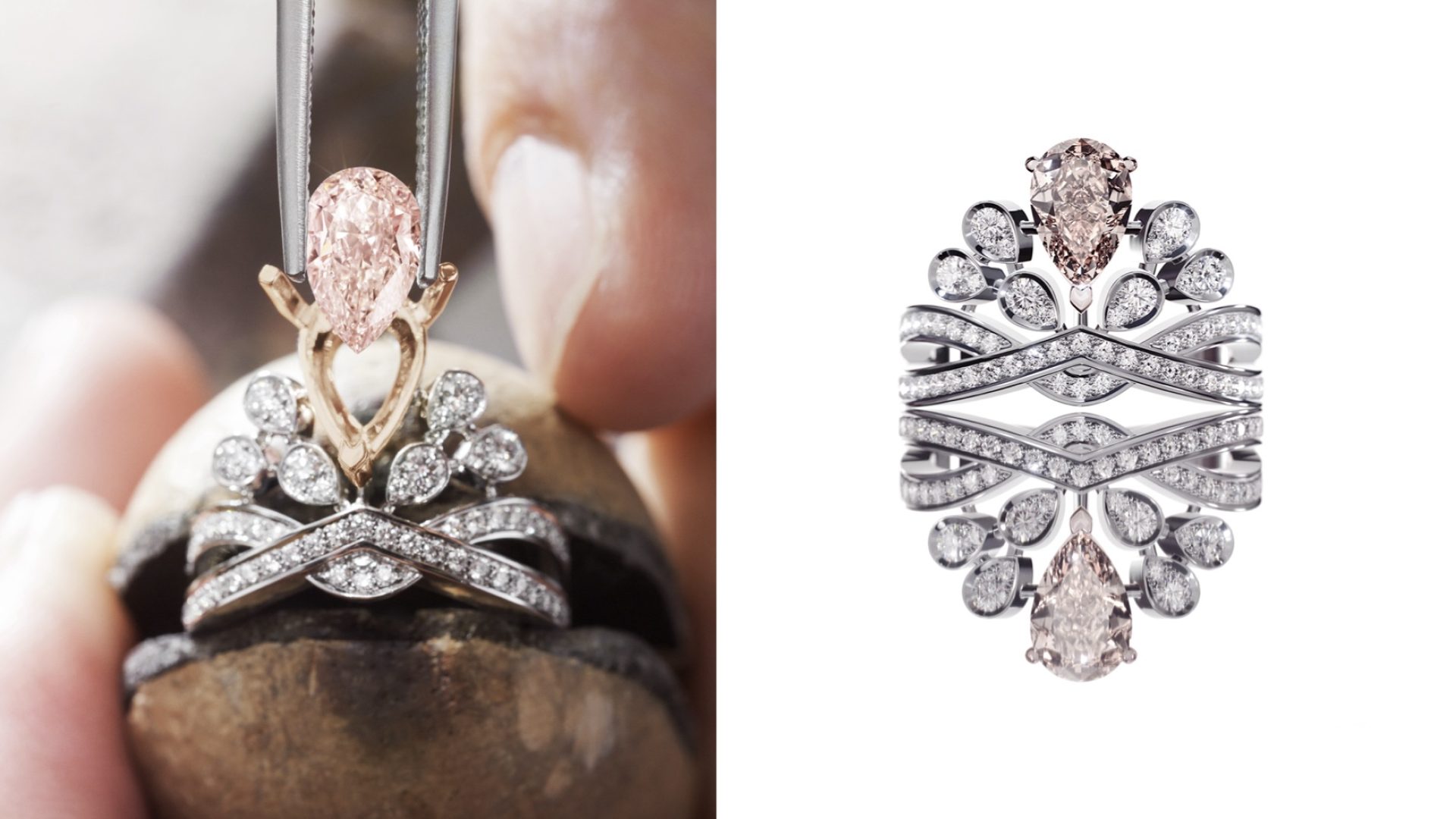 ‎Chaumet unveils the Joséphine Aigrette Impériale Ring adorned with a rare diamond.‎001
