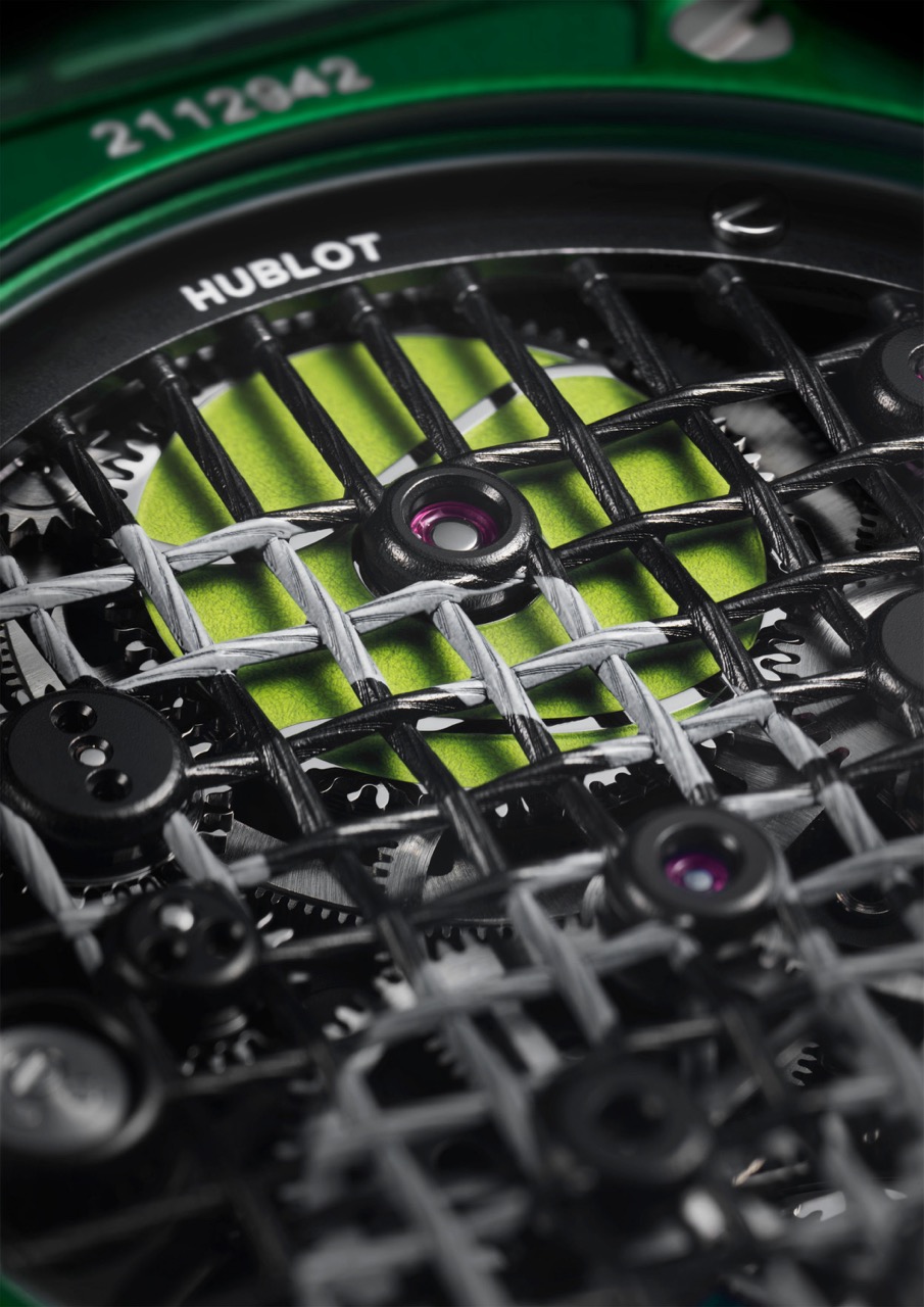 HUBLOT BIG BANG TOURBILLON NOVAK DJOKOVIC GOAT EDITION GREEN (7) Large