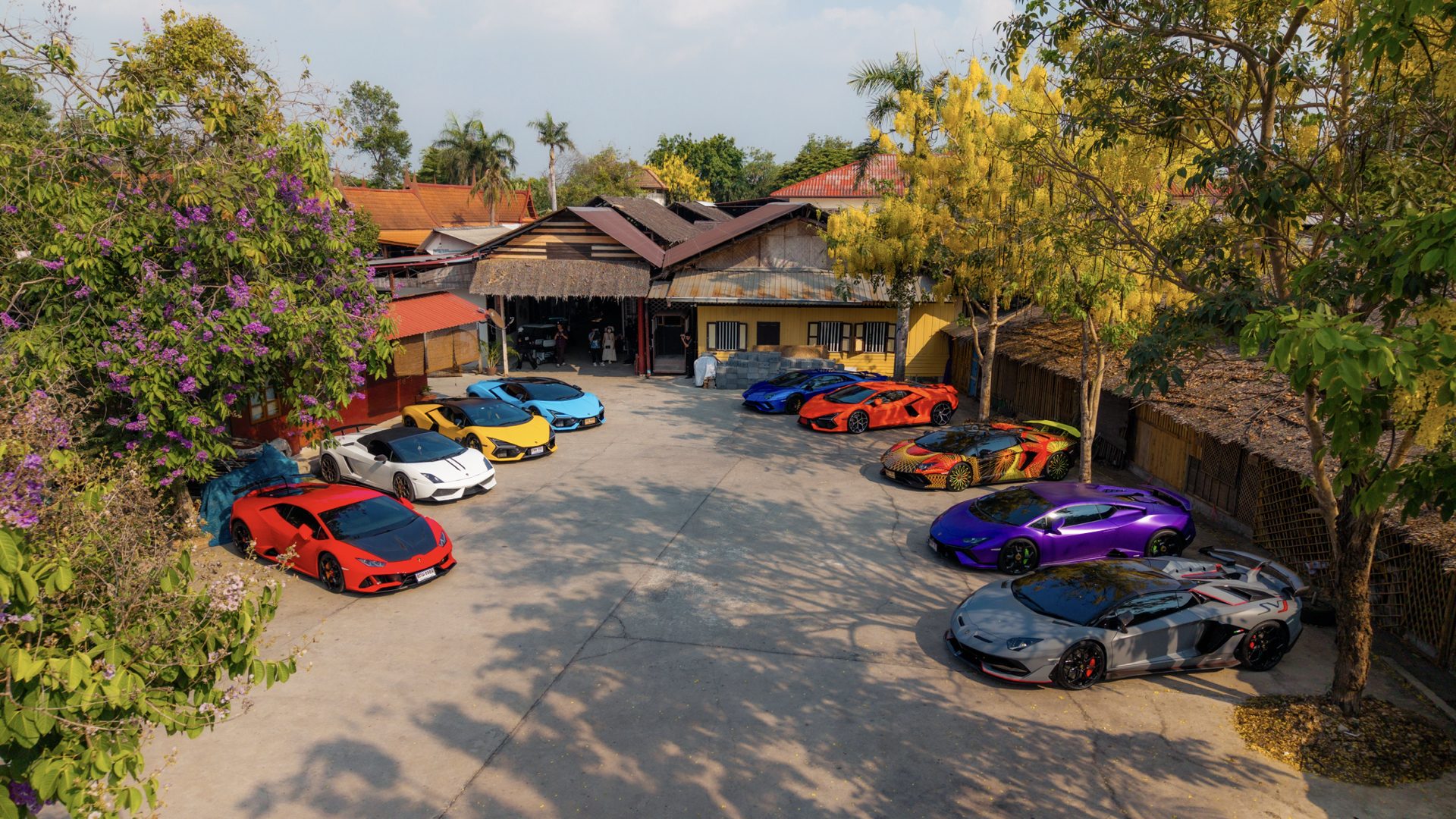 ‎Lamborghini Club Thailand Invites Enthusiasts to Discover the Timeless Charm of Ayutthaya.‎001
