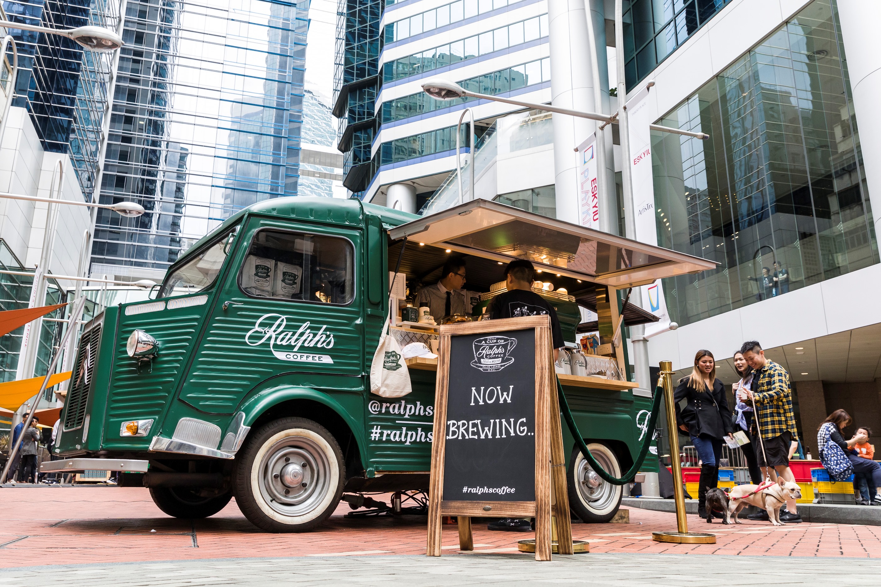 Ralph Lauren's coffee truck debuts in Hong Kong - Hashtag Legend