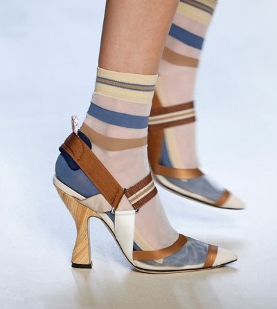 fendi socks with heels