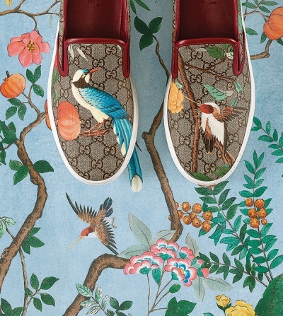 These Heavenly Gucci Canvas Slip 