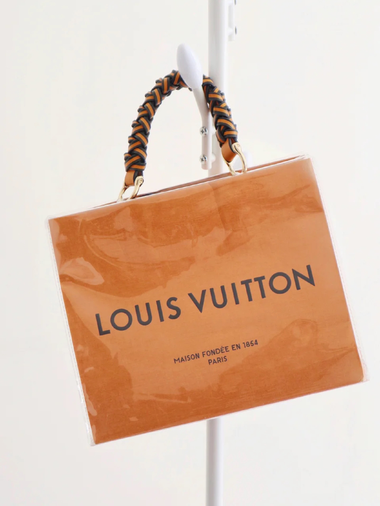 lv shopping bag plastic cover