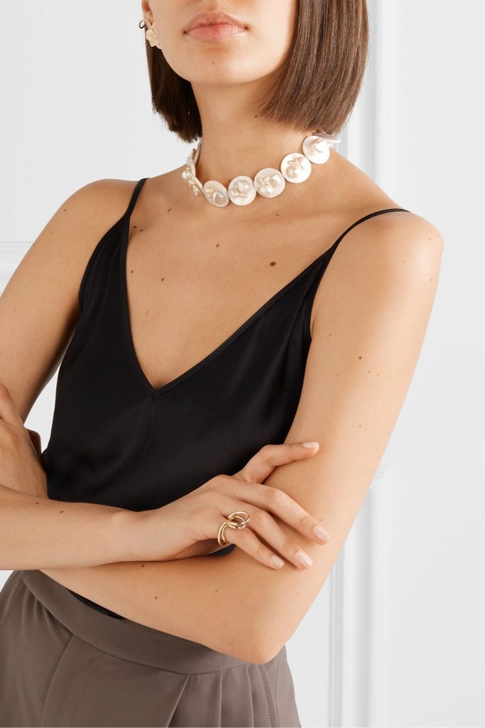 Pearl choker by Anita Berisha