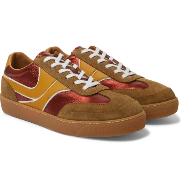 Dries Van Noten – Panelled Suede and Leather Sneakers
