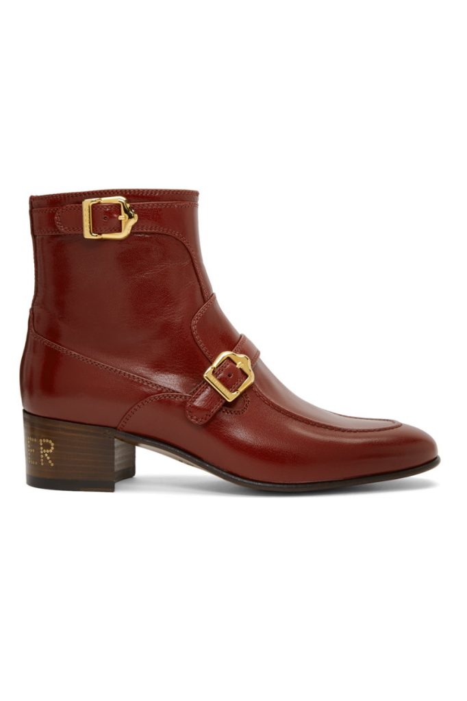 Gucci – Red Ebal Boots