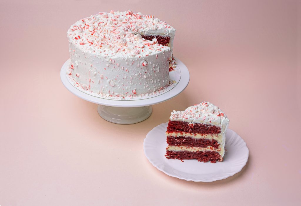 butter hong kong red velvet candy cane cake