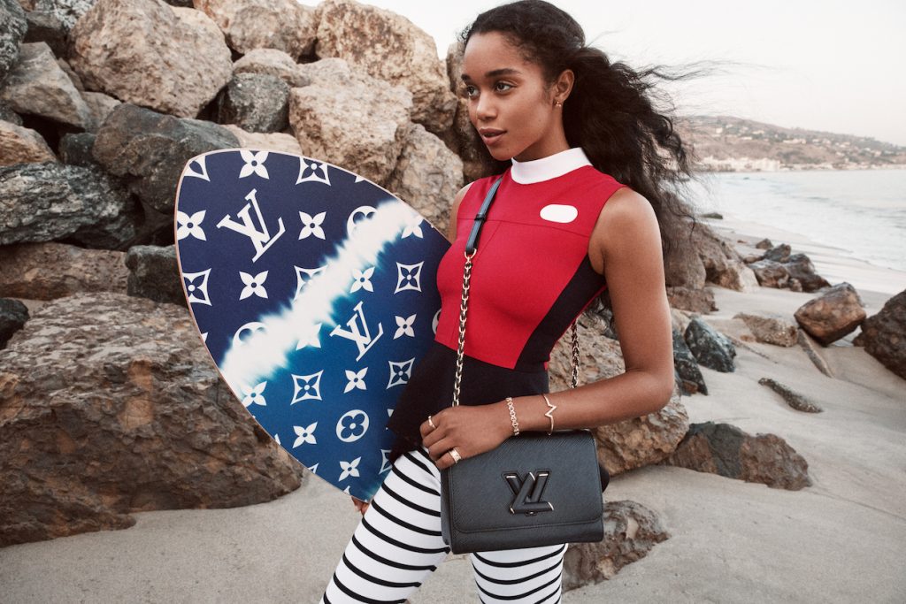 Laura Harrier does the 'Twist' for Louis Vuitton Spring 2021 - Hashtag  Legend