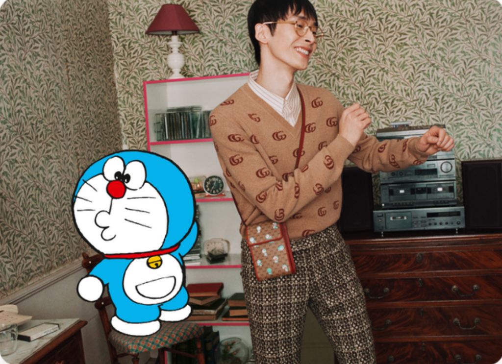 gucci doraemon collab