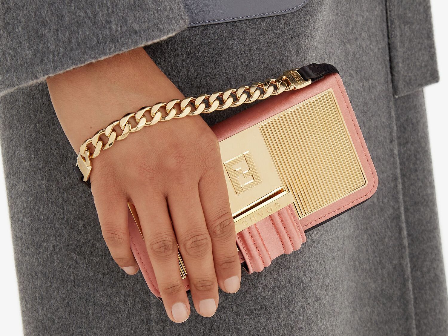 Chanel Phone Holder 19 Blue Denim Crossbody Bag (2021)