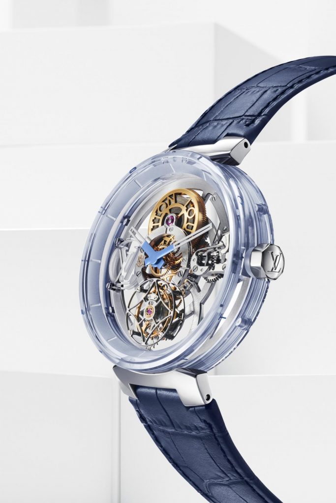 Louis Vuitton Unveils Tambour Curve GMT Flying Tourbillon Watch Series