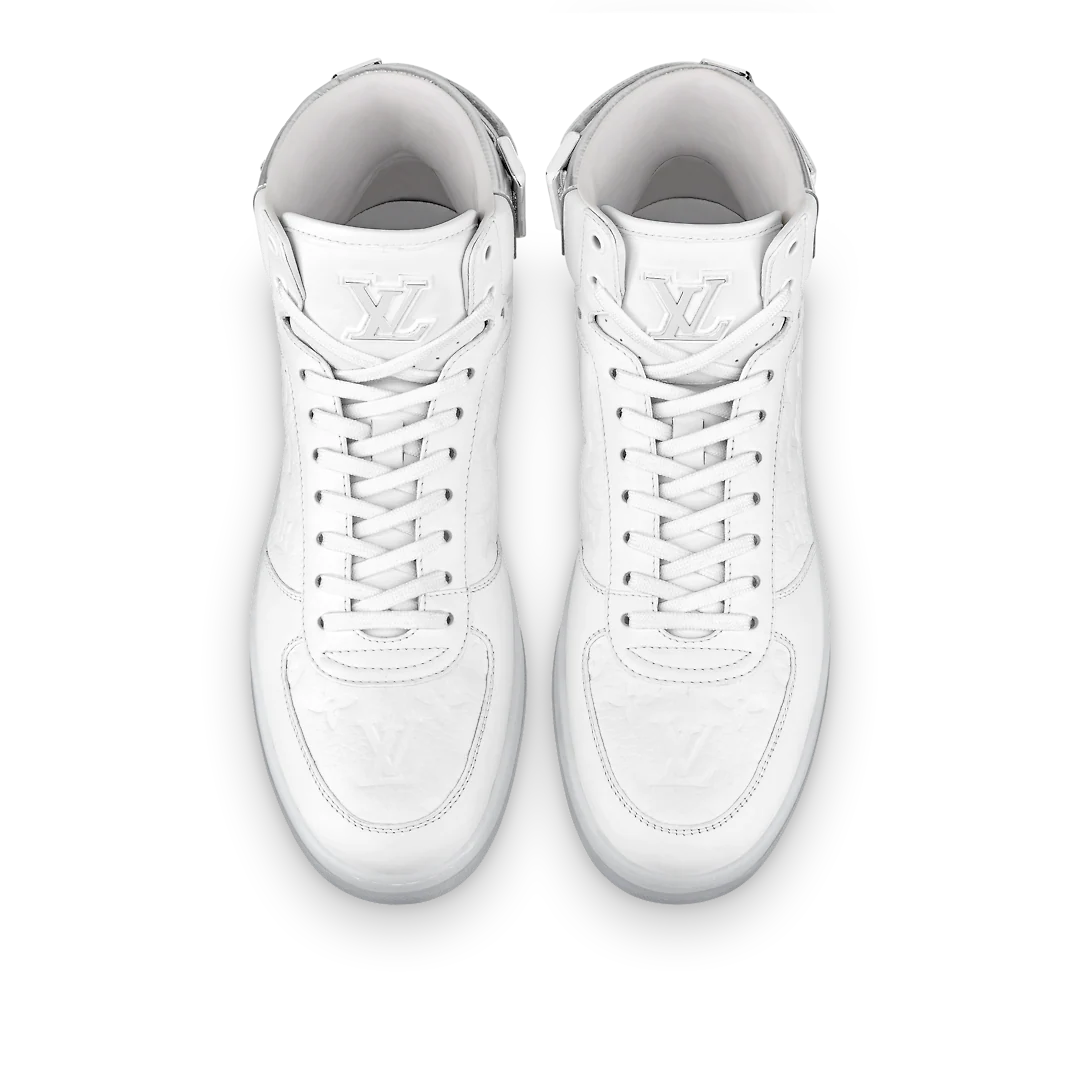 Louis Vuitton Rivoli Sneaker Boot, White, 11