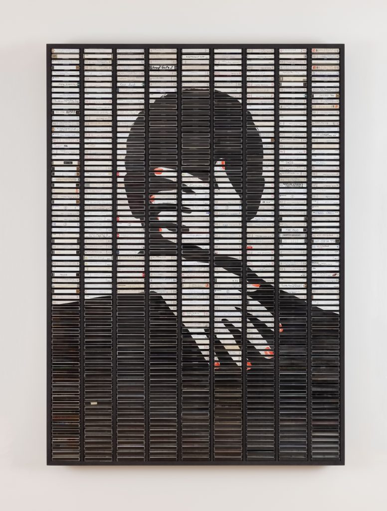 Artist Gregor Hildebrandt use tapes as medium to spread his message