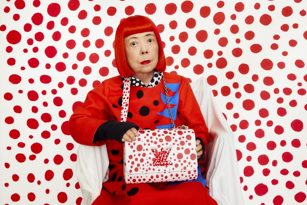 Yayoi Kusama x Louis Vuitton Monogram Canvas 3D Dots Alma BB