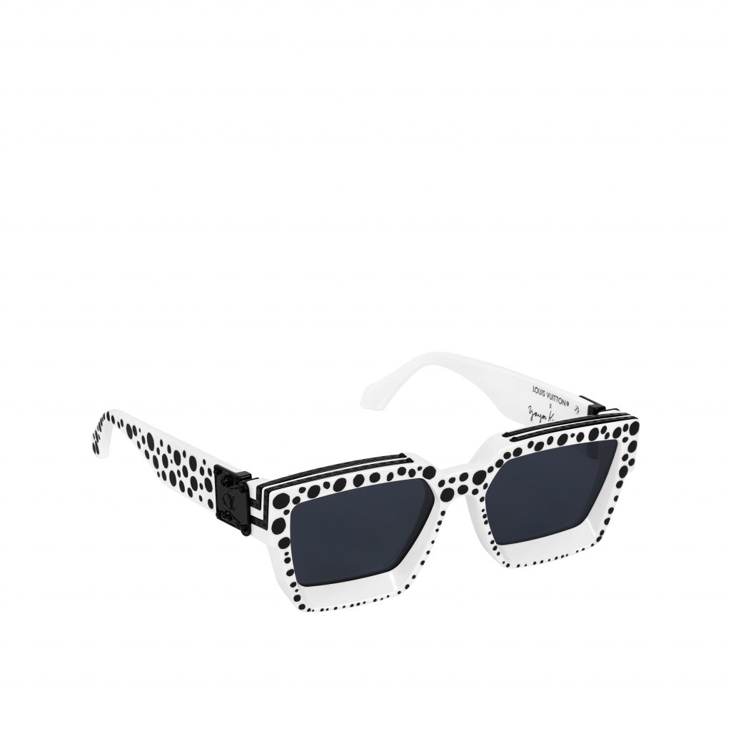 Louis Vuitton white x Yayoi Kusama Infinity Dots Capucines BB Top