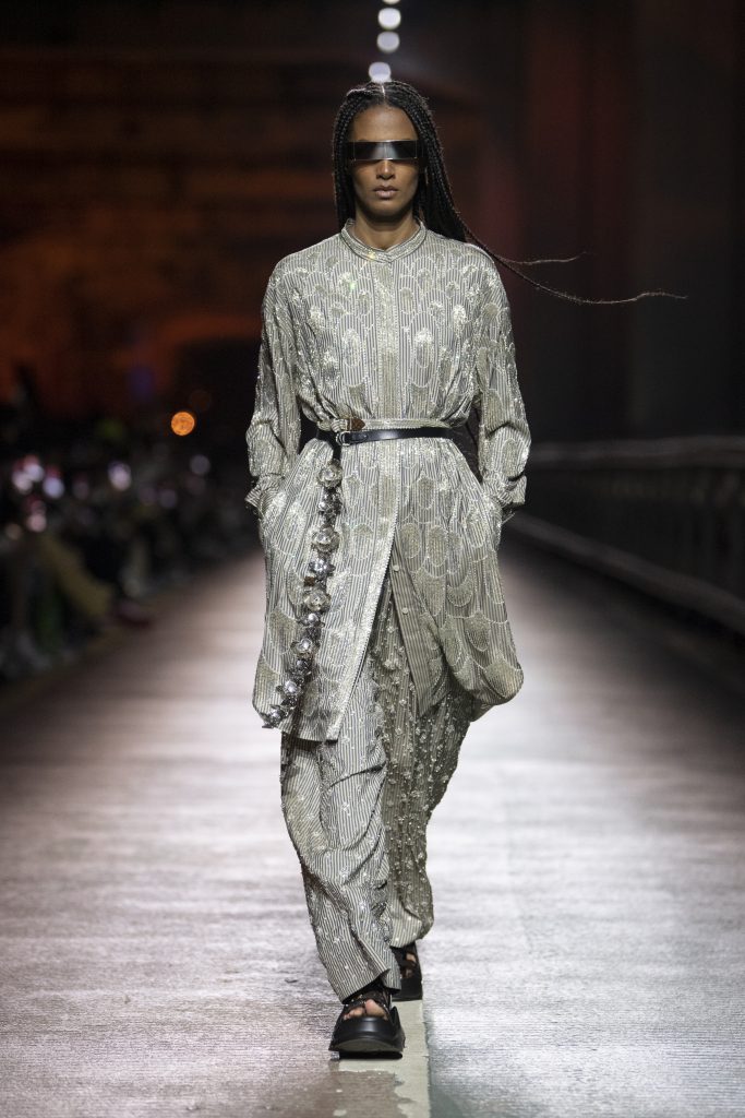 Louis Vuitton's 'Pre-fall' fashion show held at Jamsu Bridge in