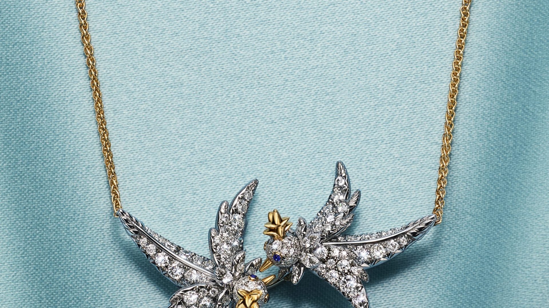 PT18Y DI BOR LOVEBIRDS PENDANT