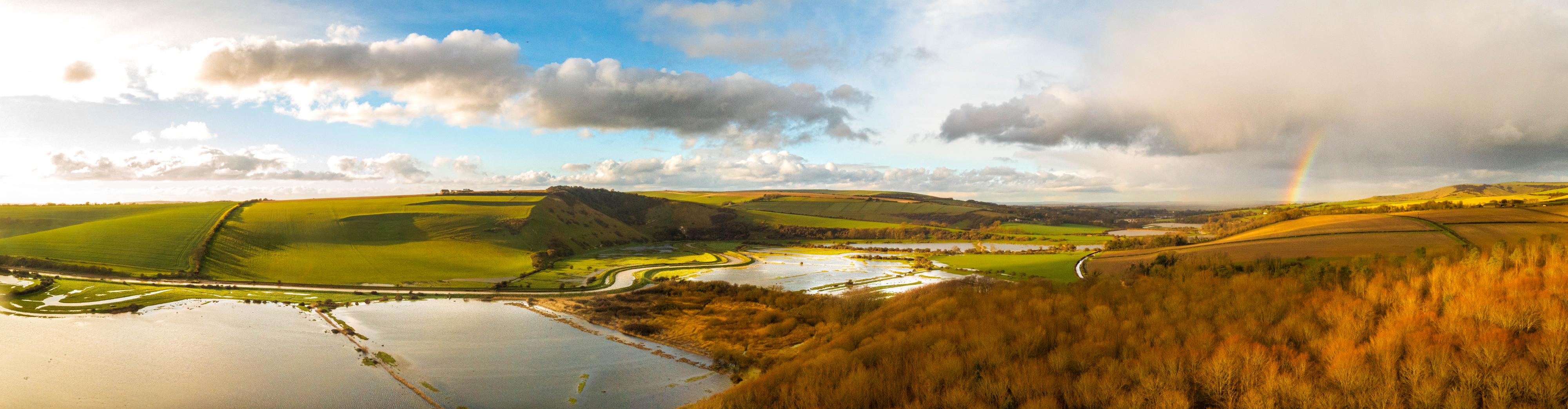 Young Weather Photographer Runner up is awarded to Ellis Skelton of Eastbourne, UK for his photo ‘Saturated Earth and Sky’s Promise’, a panoramic image of Cuckmere Valley in East Sussex. The judging panel noted how the photograph seems to contain two seasons: summer on the left and autumn on the right. The beauty of the sky contrasted with the flooding on the ground is a reminder of both the wonder and misery the sky can bring. 