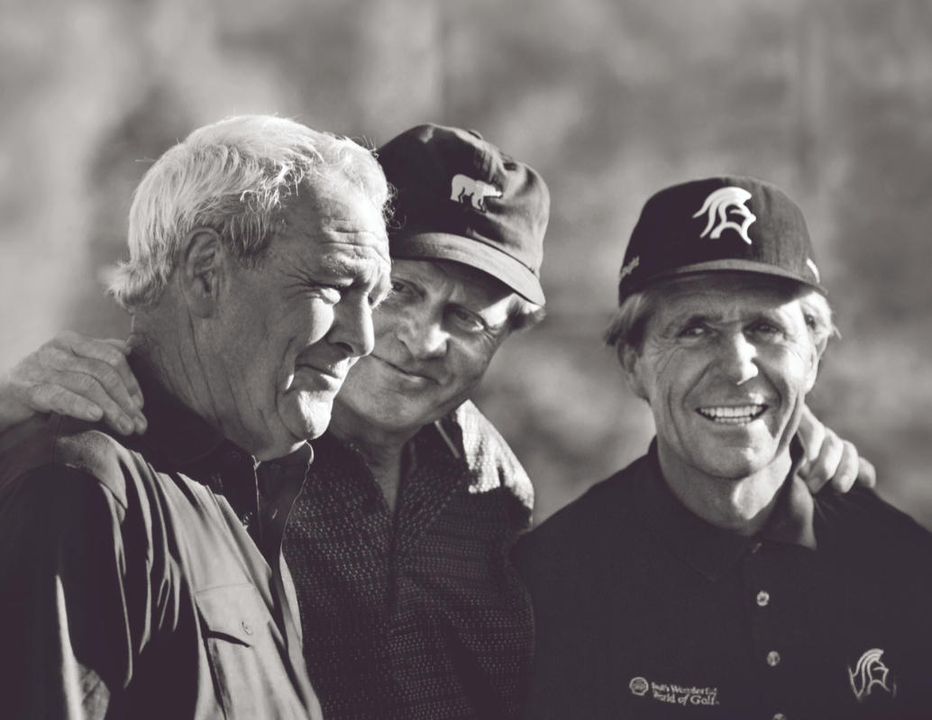 Rolex Testimonees Arnold Palmer, Jack Nicklaus and Gary Player, known as The Big Three