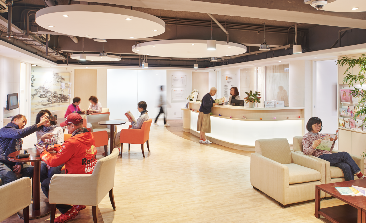 Inside the HKCF centre in Kwai Chung.