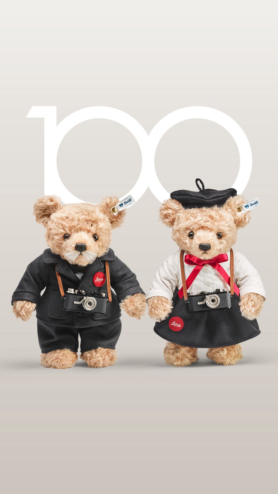Steiff teddy bears: Ernst and Elsie