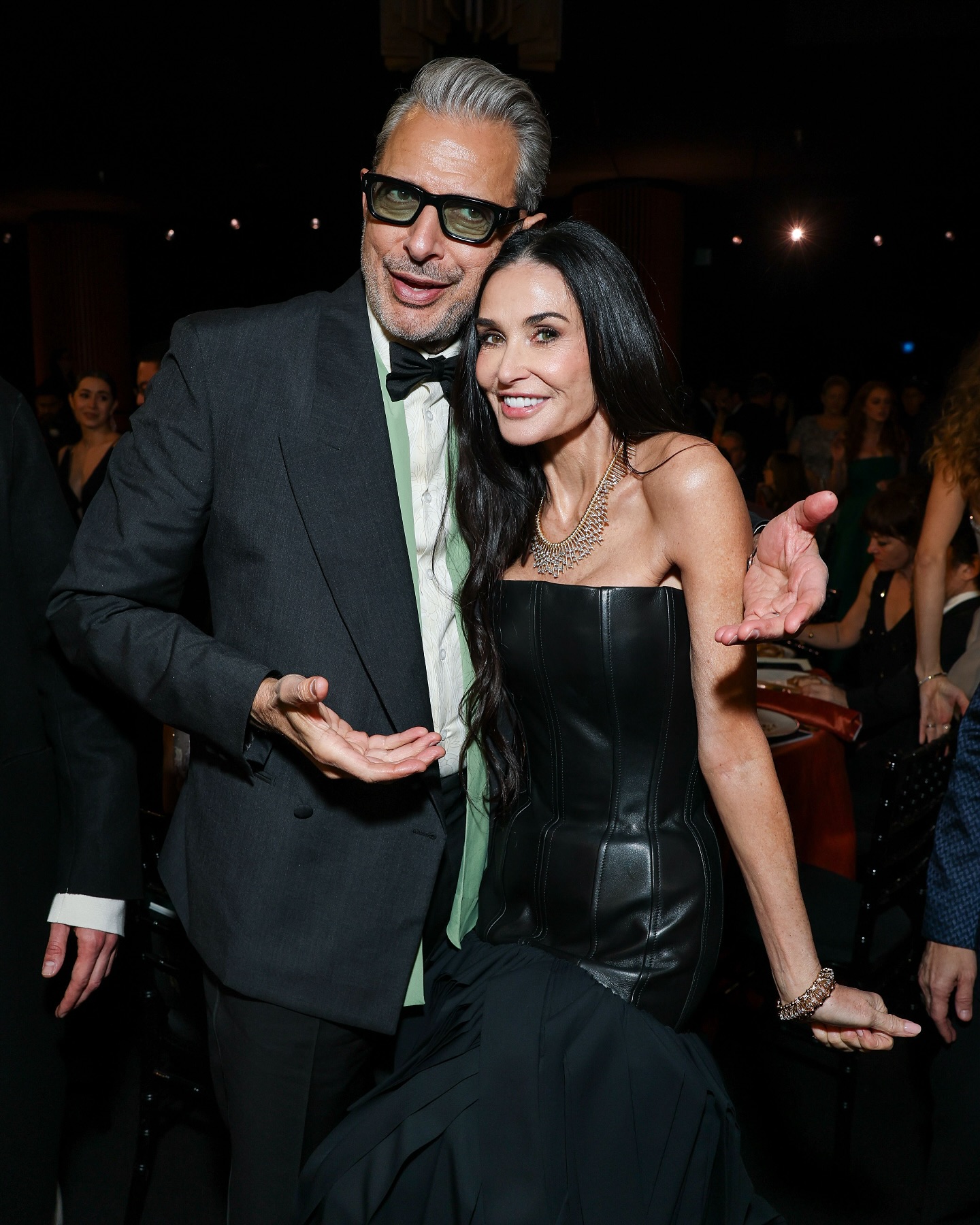Jeff Goldblum and Demi Moore