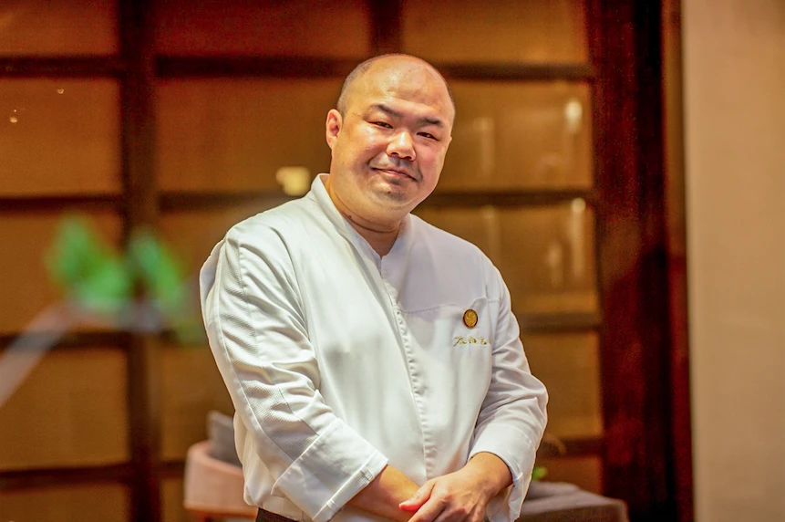 Chef Junichi Yoshida is the first ever recipient of a Michelin star for teppanyaki.