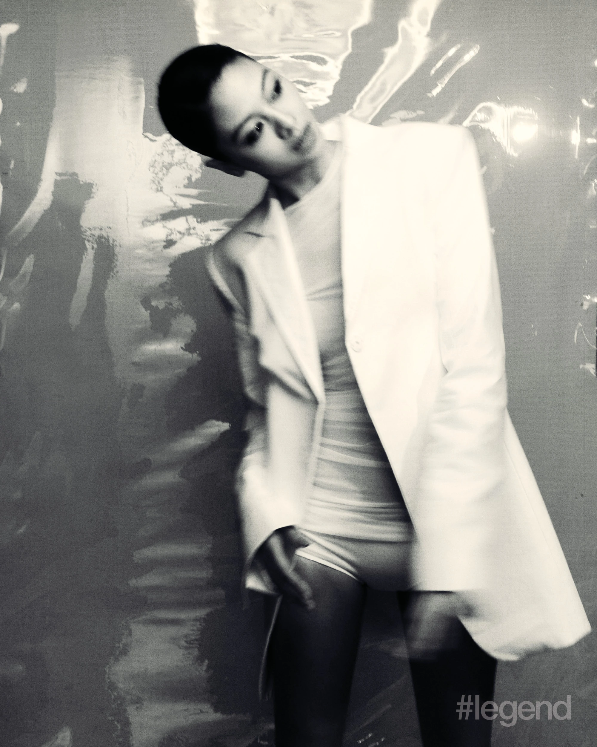White Blazer, Top, Panties, Heels _ SportMax
