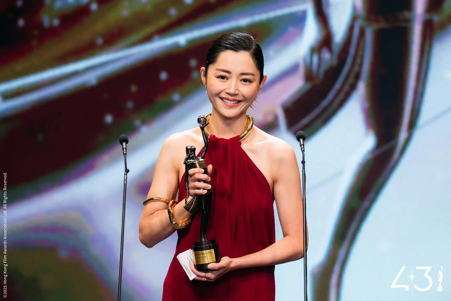 Michelle Wai picked up the Best Actress award for The Last Dance.