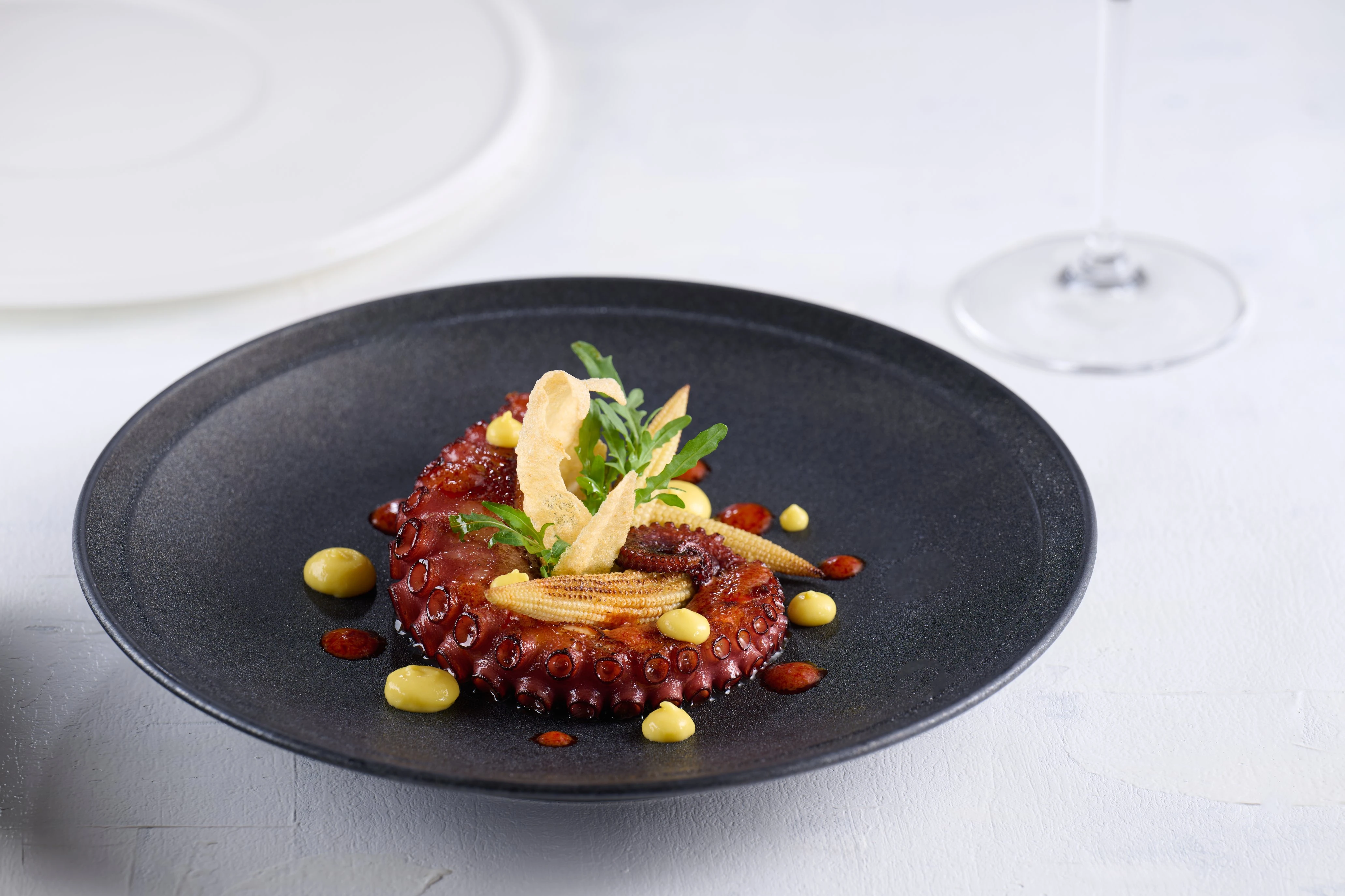 Grilled Octopus with Calabrian ‘Nduja Spicy Sauce