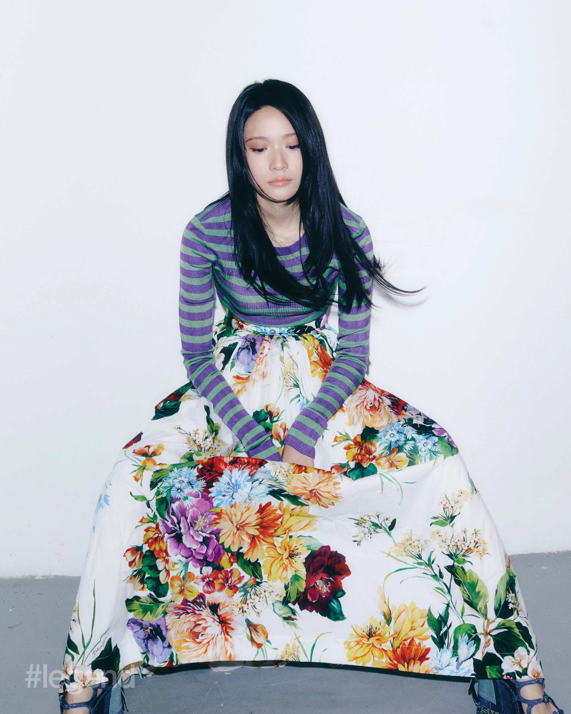 Top and dress _ Dolce&Gabbana; Shoes _ Marc Jacobs